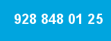 928 848 01 25 928 848 01 25
